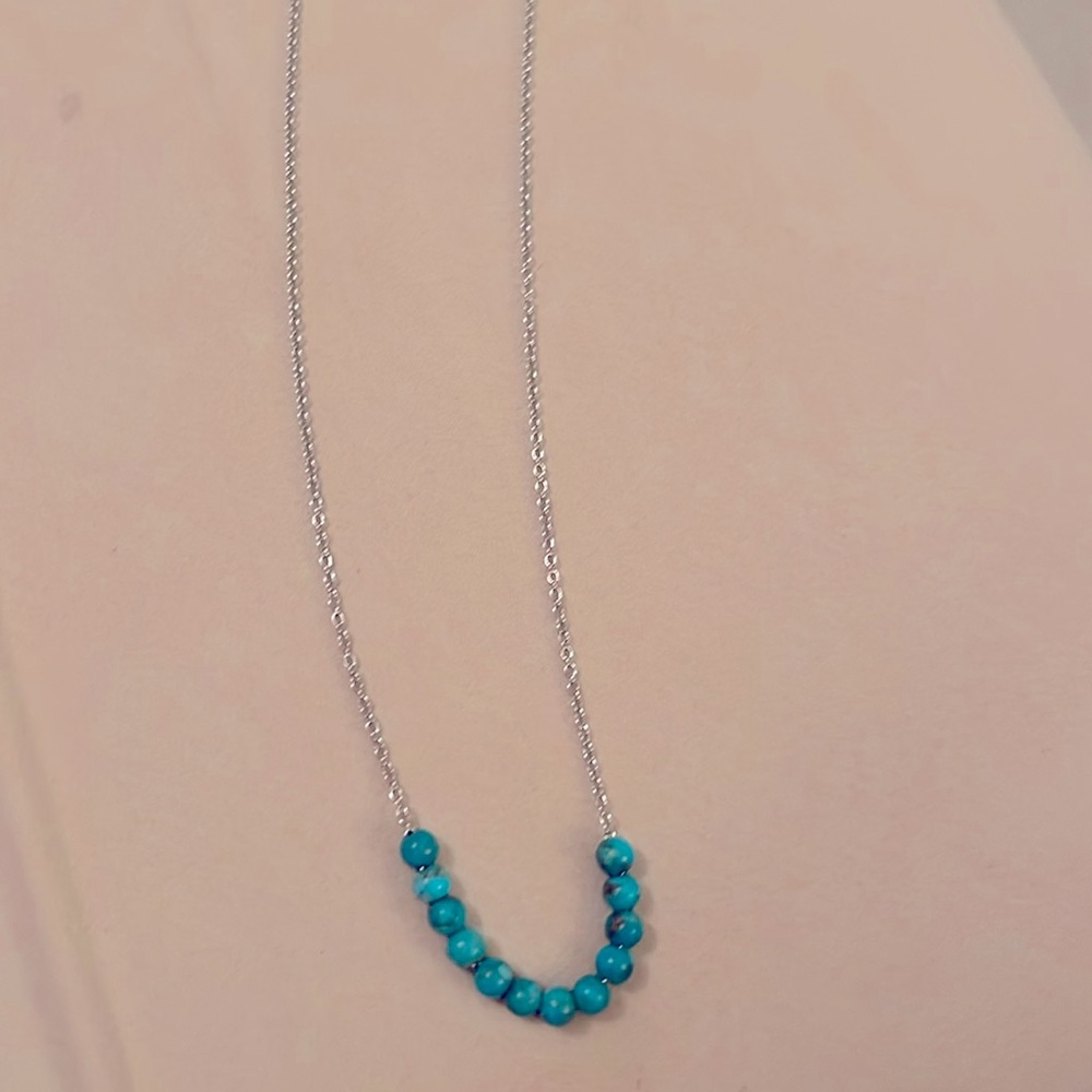 Turquoise Bead Necklace